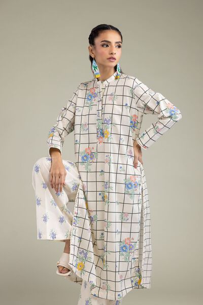 Printed | Cambric | Cambric Floral Kurta | GBP 10.00
