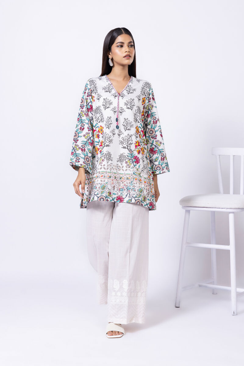 Embroidered | Crosshatch Poplin | Kurta | GBP 30.00