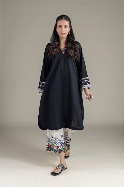 Embroidered | Heavy Textured Cotton | Pants | GBP 27.00