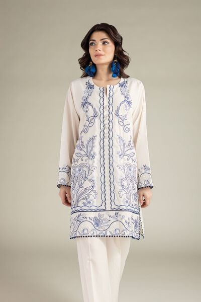 Embroidered | Cambric | Tailored 2 Piece | Top and Bottom | GBP 50.00