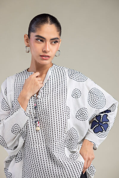 Embroidered | Cambric | White Cambric Shirt | GBP 20.00