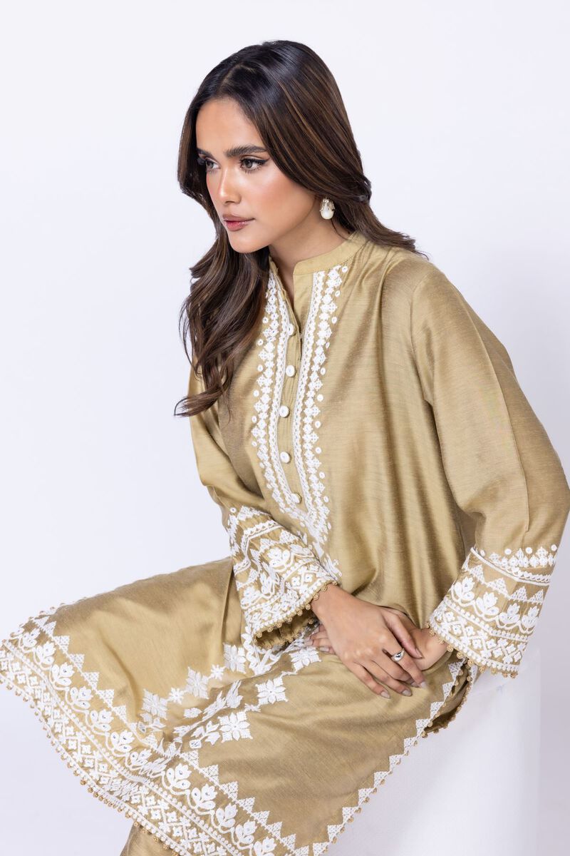Embroidered | Raw Silk | Kurta | GBP 19.50