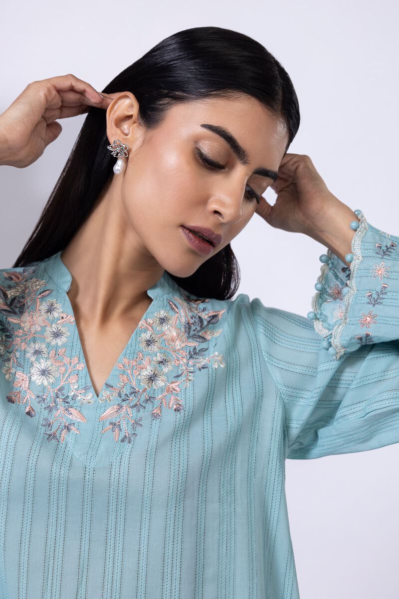 Embroidered | Leno | Kurta | GBP 15.00
