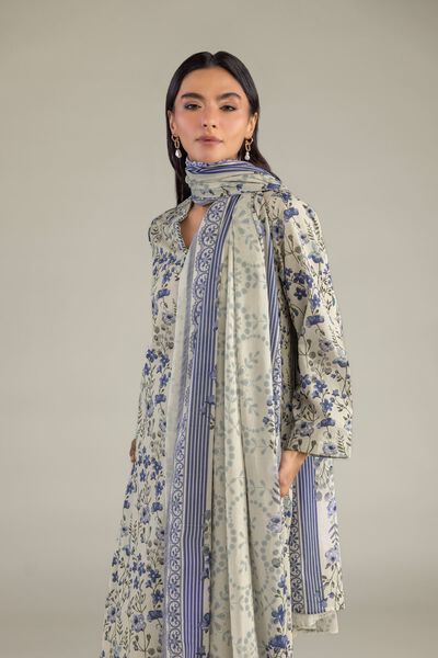 Printed | Lawn | Floral Lawn Dupatta | GBP 25.00