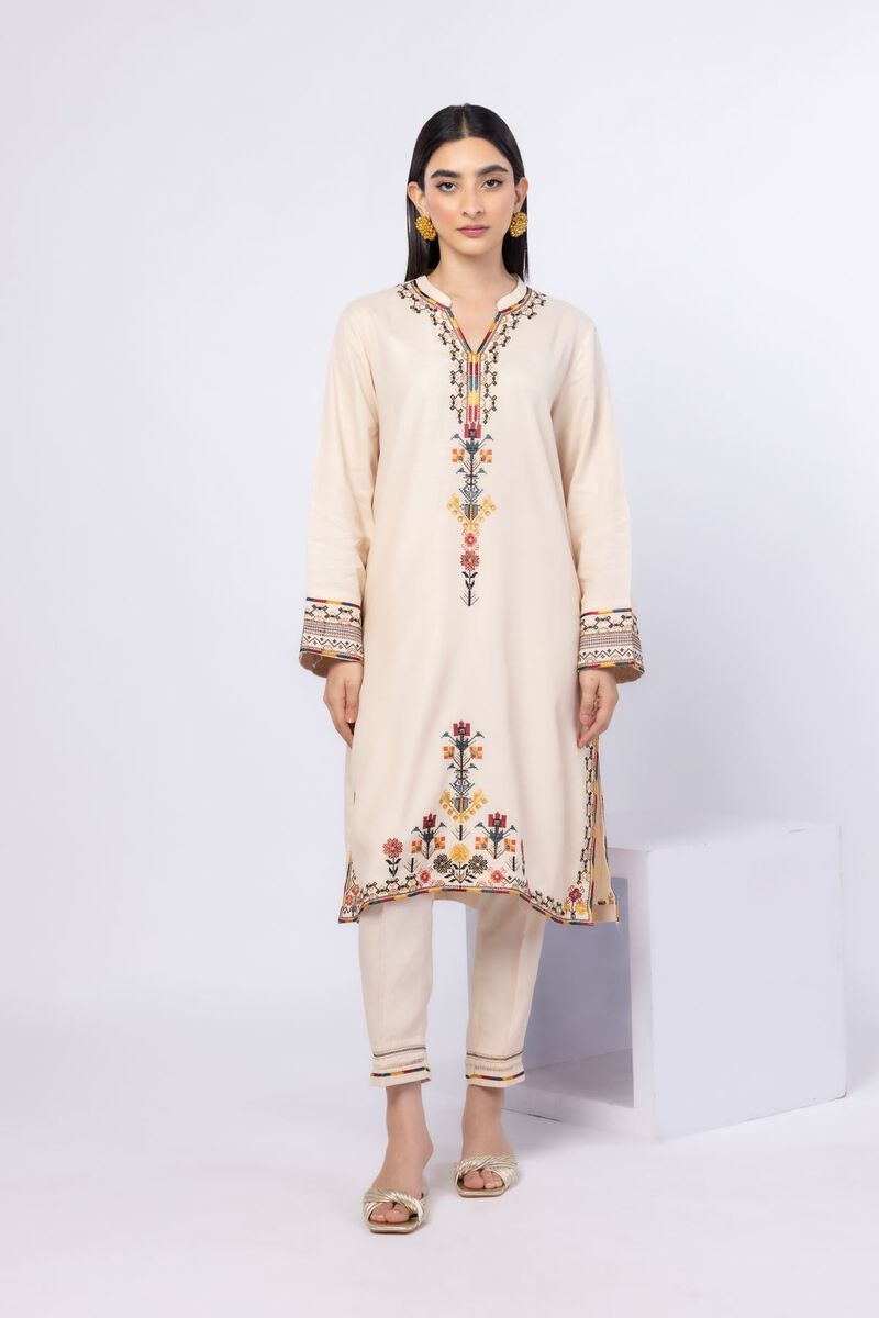 Embroidered | Russian Raw Silk | Kurta | GBP 45.00