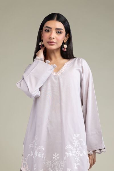 Embroidered | Cambric | Floral Cambric Kurta | GBP 25.00
