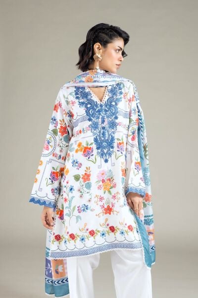 Embroidered | Jacquard | Fabrics 3 Piece | GBP 40.00