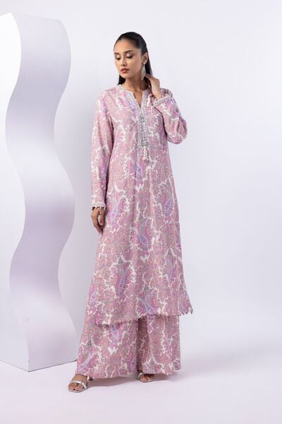 Embroidered | Viscose Oak Silk | Pants | GBP 20.00