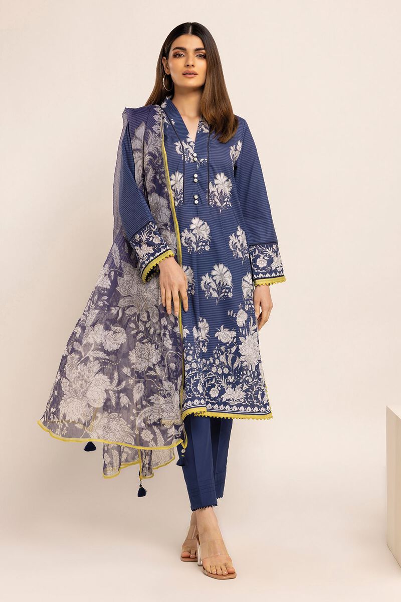 Printed | Cambric | Fabrics 3 Piece | null