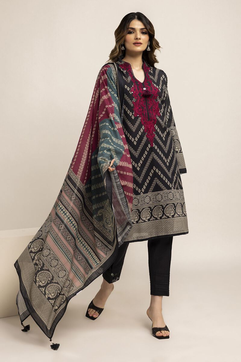 Embroidered | Light Khaddar | Fabrics 3 Piece | null