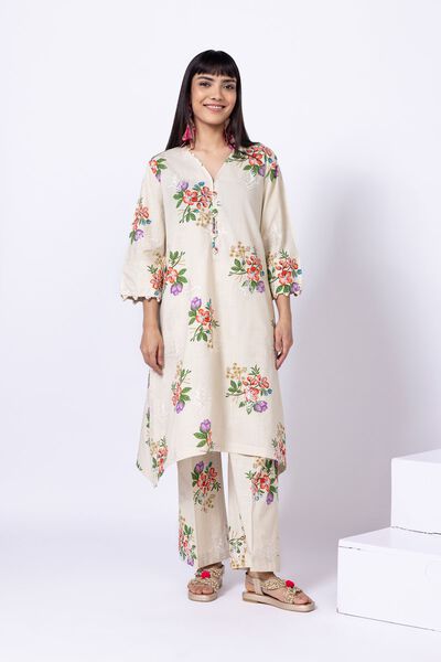 Embroidered | Crosshatch Poplin | Kurta | GBP 15.00