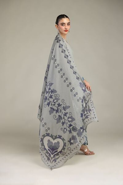 Embroidered | Mesuri | Floral Mesuri Dupatta | GBP 20.00