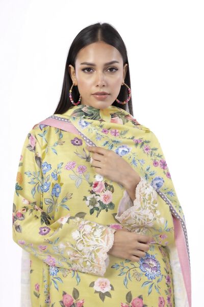 Embroidered | Blended Khaddar | Fabrics 3 Piece | GBP 20.00