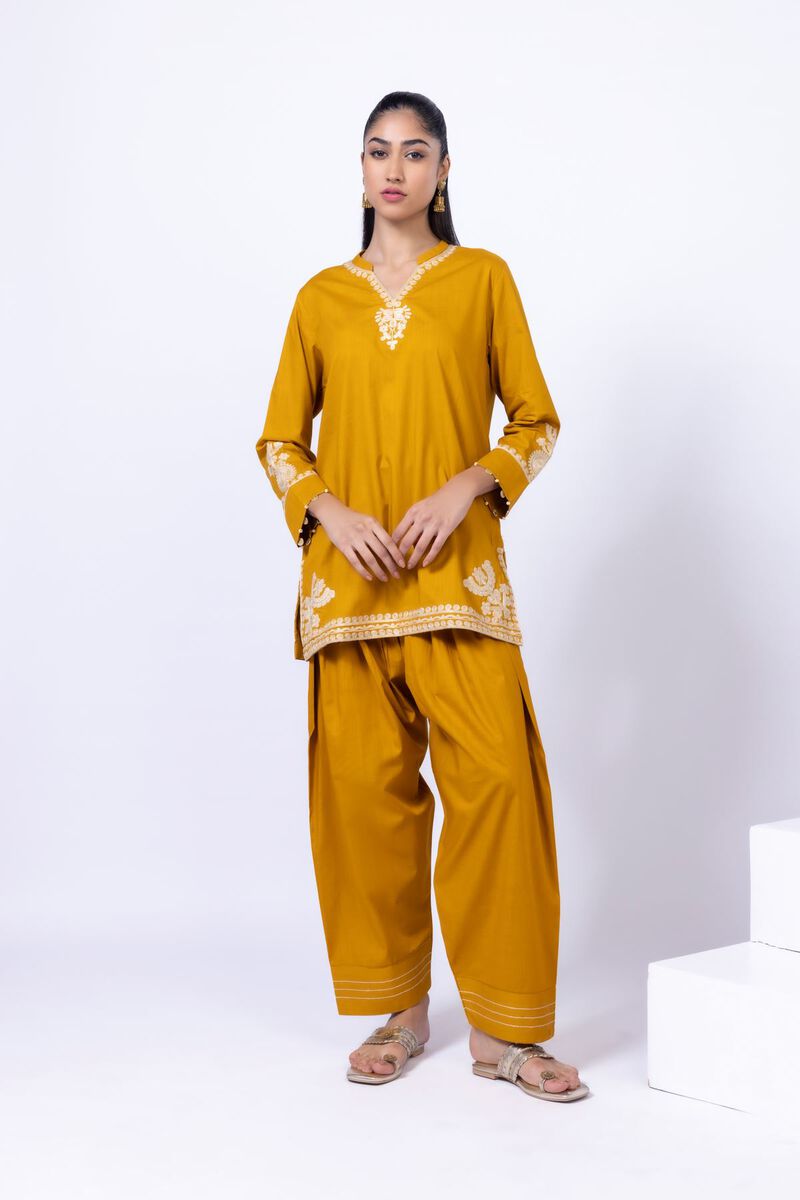 Embroidered | Crosshatch Poplin | Kurta | GBP 10.00