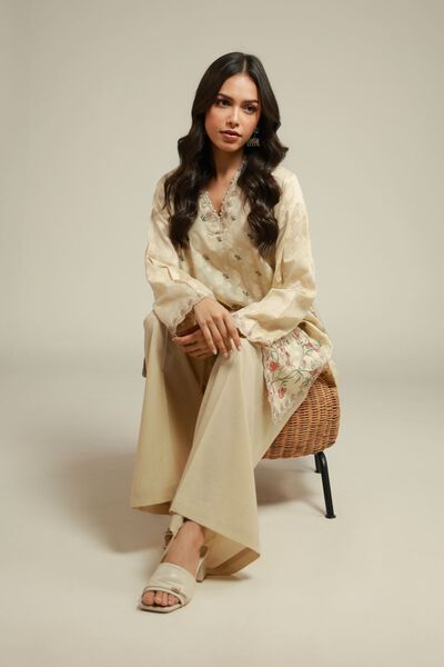 Embroidered | Broshia | Tailored 2 Piece | Top and Bottom | GBP 50.00