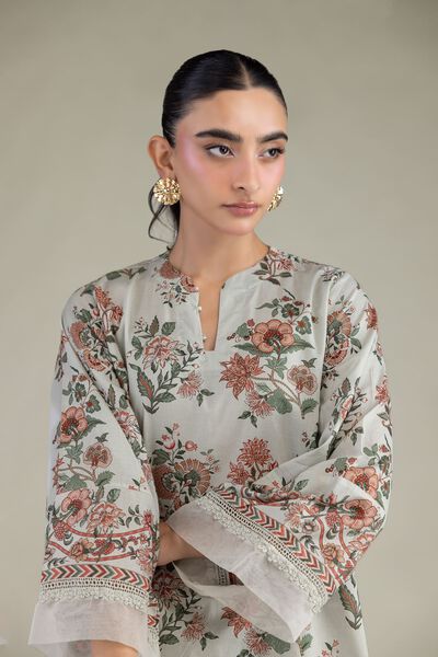 Printed | Cambric | Short Cambric Kurta | GBP 30.00