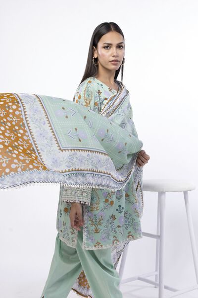 Embroidered | Lawn | Fabrics 3 Piece | GBP 12.00