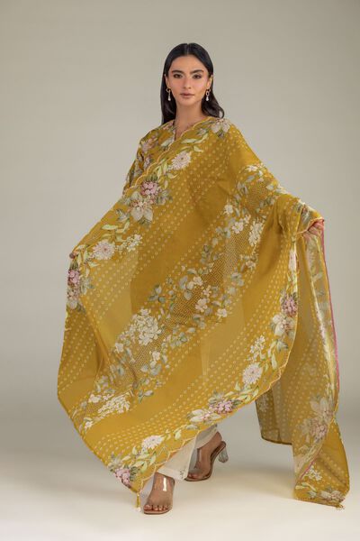 Printed | Lawn | Lawn Floral Dupatta | GBP 25.00