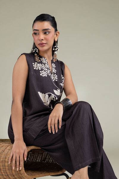 Printed | Viscose Crepe | Sleeveless Viscose Shirt | GBP 25.00