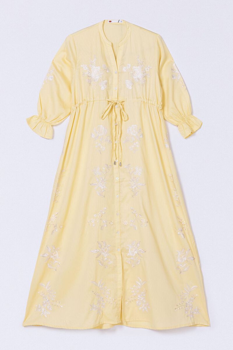 Embroidered | Cotton Cottel | Maxi Dress | null