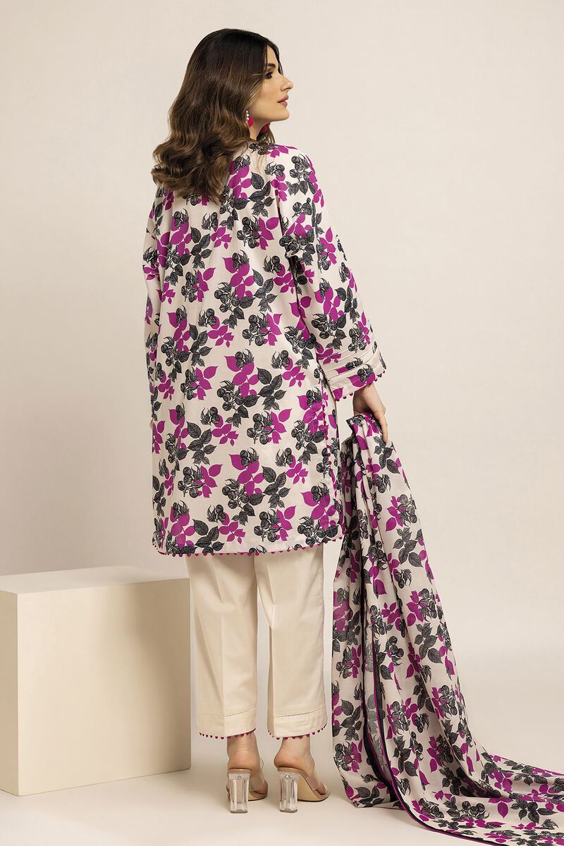 Printed | Cambric | Fabrics 3 Piece | null