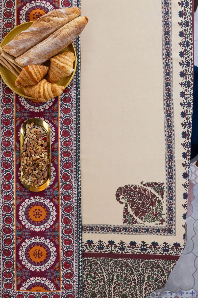 Cotton | Printed | Table Cover | null