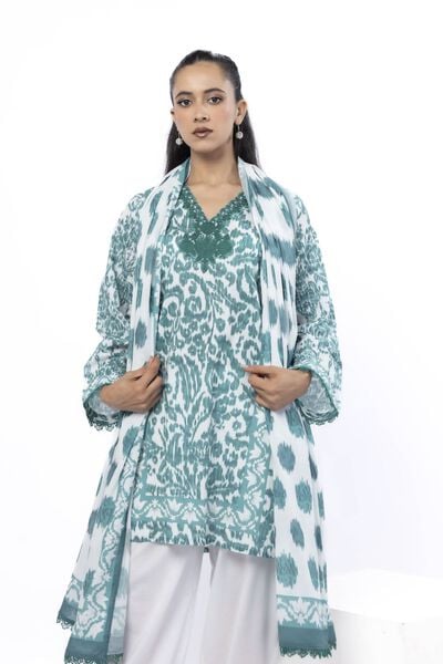 Embroidered | Cotton | Tailored 3 Piece | GBP 40.00