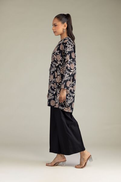 Printed | Cambric | Solid Black Pants | GBP 25.00
