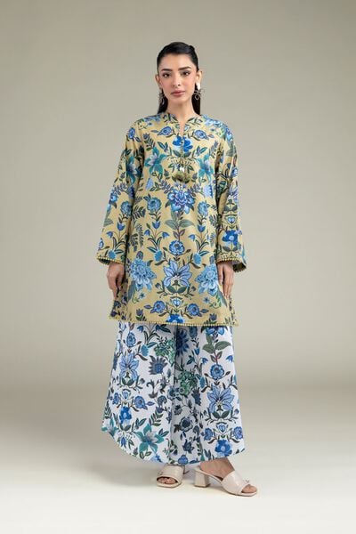 Printed | Cotton Dobby | Floral Spring Pants | GBP 20.00