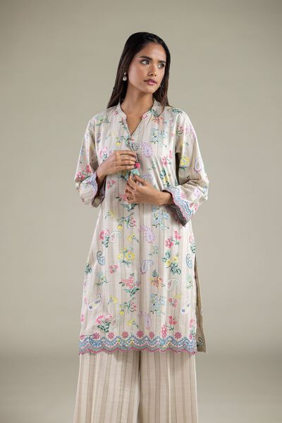 Embroidered | Textured Cotton | Kurta | GBP 25.00