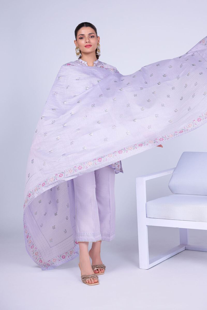 Embroidered | Cotton Net | Dupatta | GBP 30.00