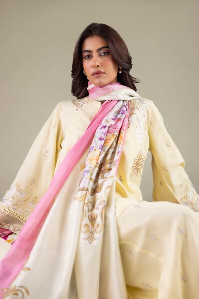 Embroidered | Polyester Silk | Embroidered Silk Dupatta | GBP 25.00