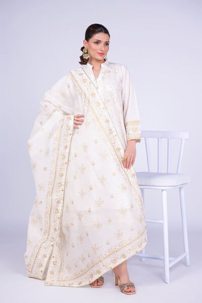 Printed | Cotton Net | Dupatta | GBP 30.00
