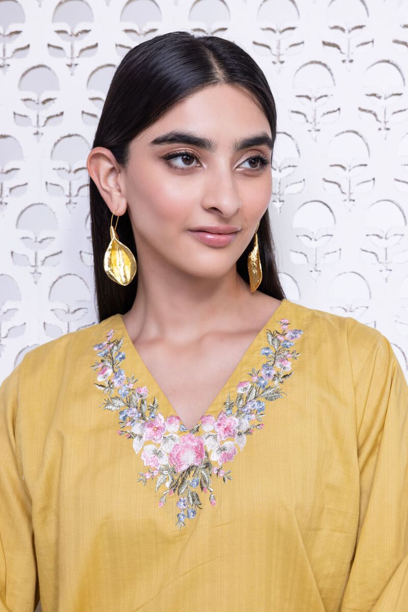 Embroidered | Textured Dobby Cotton | Kurta | null