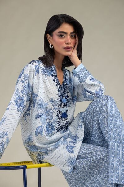 Embroidered | Cambric | Short Cambric Kurta | GBP 30.00