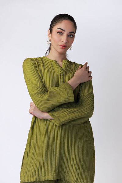 Dyed | Ripple Crinkle | Kurta | GBP 20.00