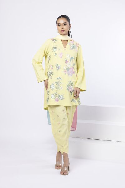 Embroidered | Dull Raw Silk | Kurta | GBP 35.00