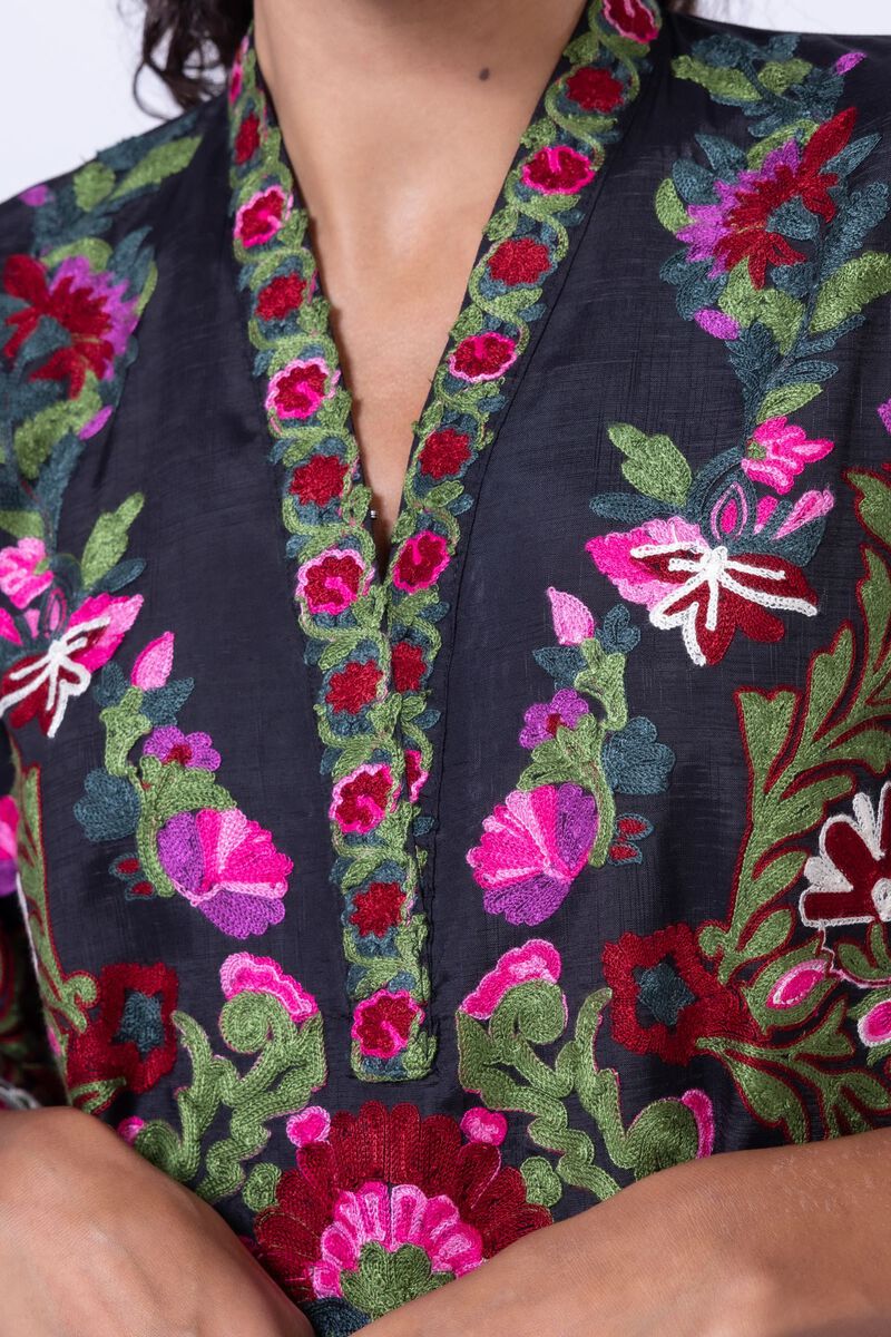Embroidered | Raw Silk | Kurta | null