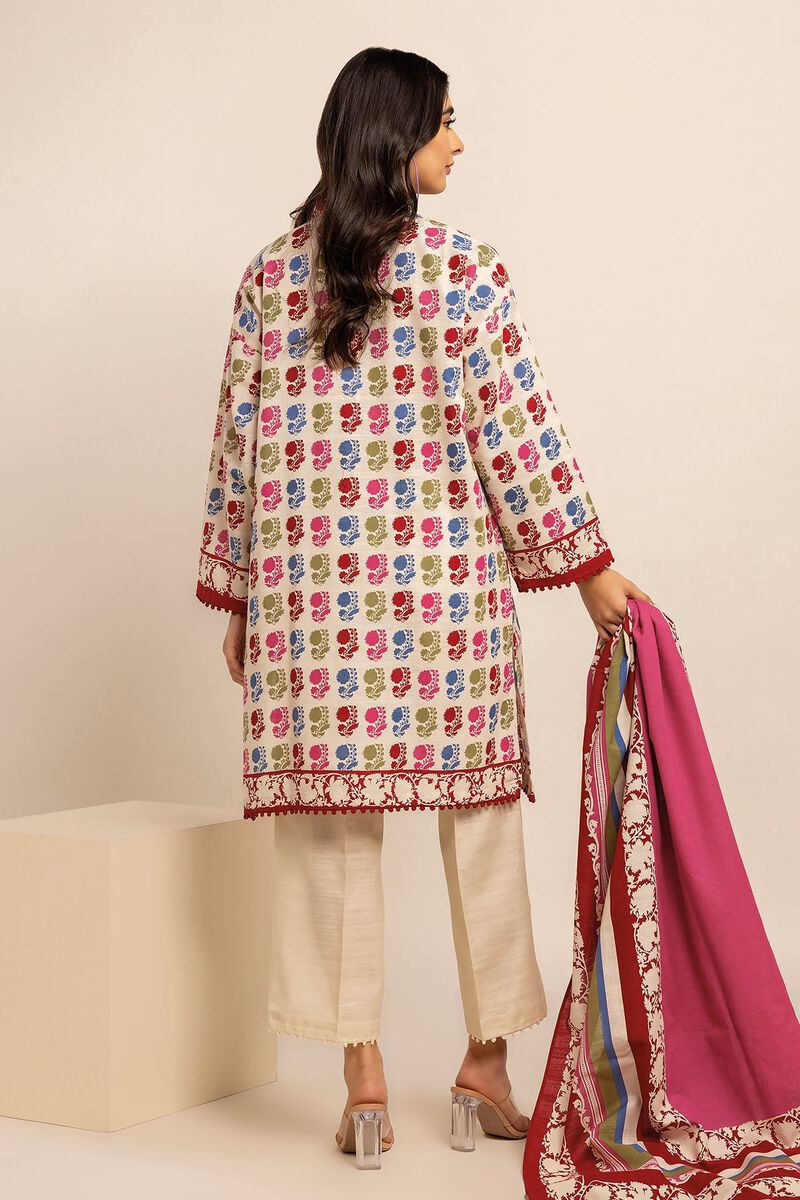 Printed | Light Khaddar | Fabrics 3 Piece | null