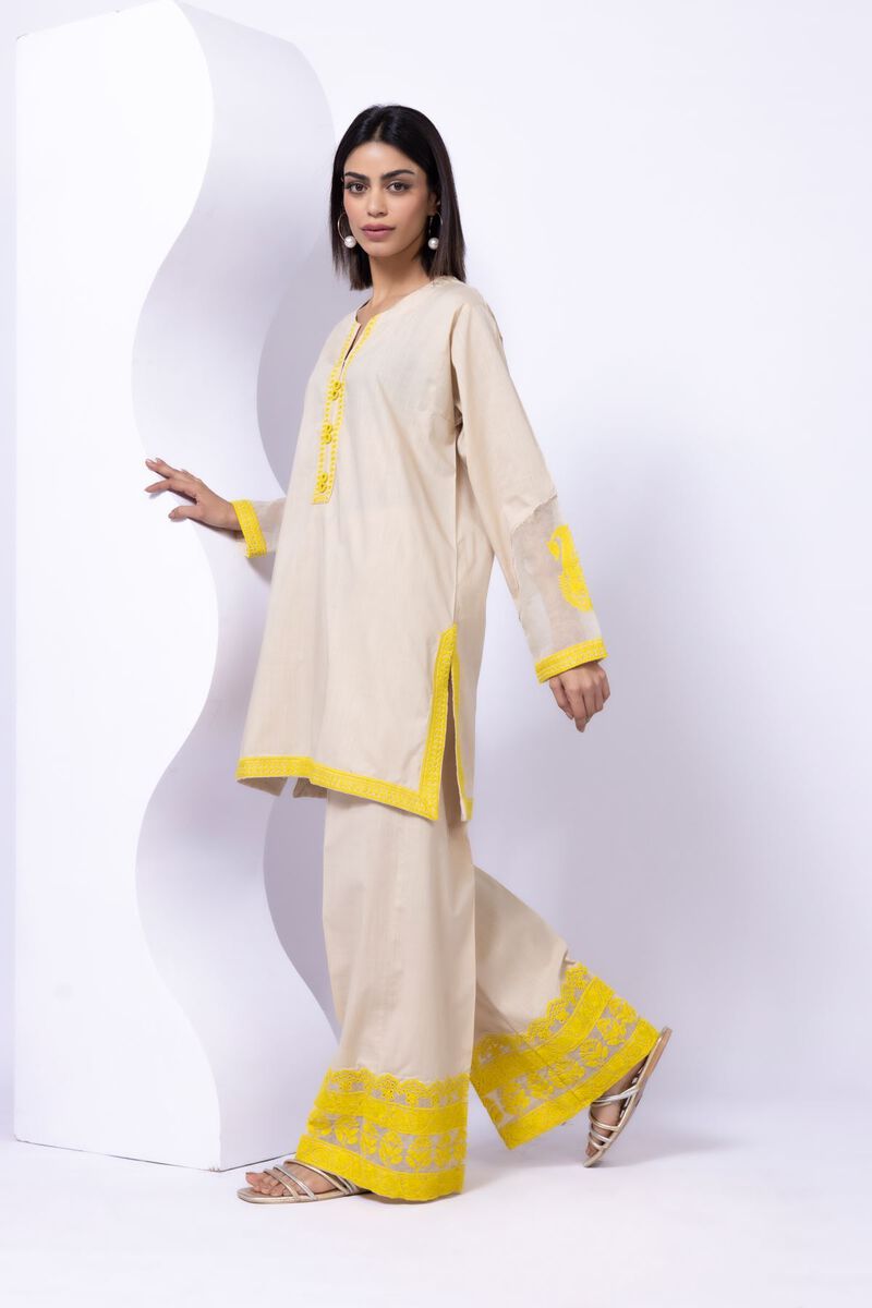 Embroidered | Crosshatch Poplin | Kurta | GBP 15.00