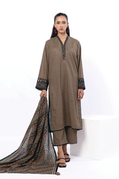 Embroidered | Light Khaddar | Fabrics 3 Piece | GBP 15.00