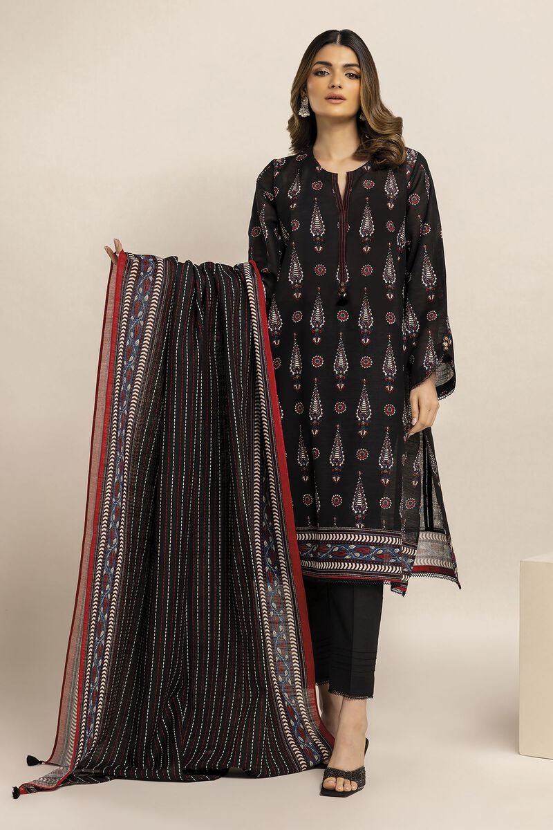 Printed | Light Khaddar | Fabrics 3 Piece | null