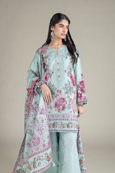 Printed | Jacquard | Fabrics 3 Piece | GBP 35.00