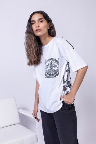 Printed | Cotton Jersey | T-shirt | GBP 3.60