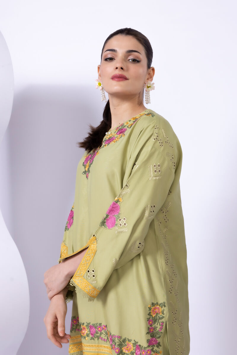 Embroidered | Viscose Oak Silk | Kurta | GBP 50.00