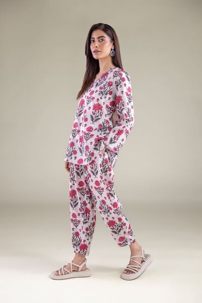 Embroidered | Textured Weave | Trousers | GBP 20.00