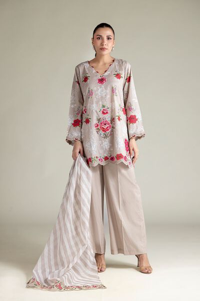 Embroidered | Cambric | Fabrics 3 Piece | GBP 24.50