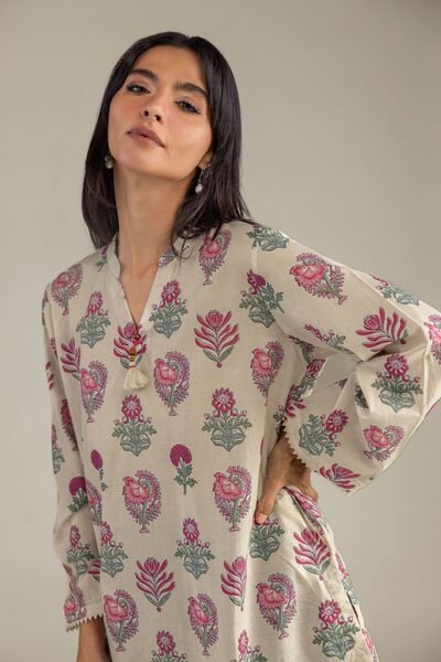 Printed | Cambric | Floral Cambric Kurta | GBP 30.00