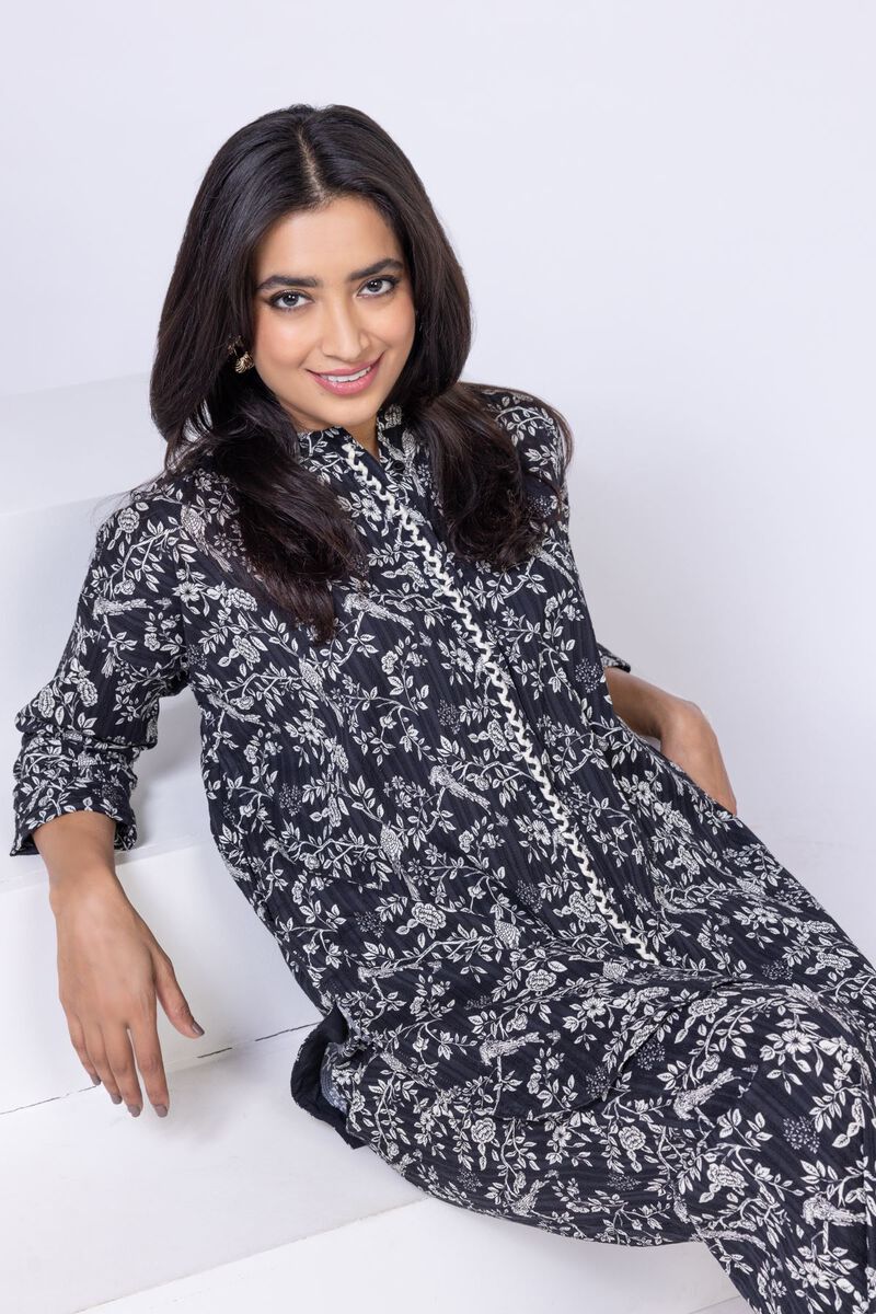 Printed | Textured Stretch | Kurta | GBP 7.50