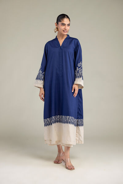 Embroidered | Cotton Dobby | Cotton Solid Pants | GBP 25.00
